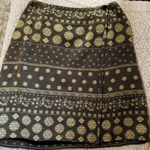 Vintage Talbots 90’s Wrap Skirt Equestrian print
